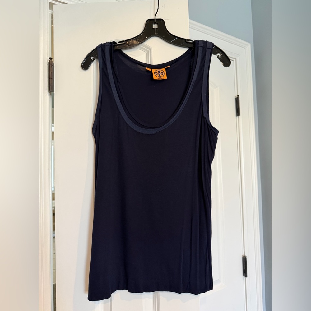 Tory Burch Navy Blue Tank Top